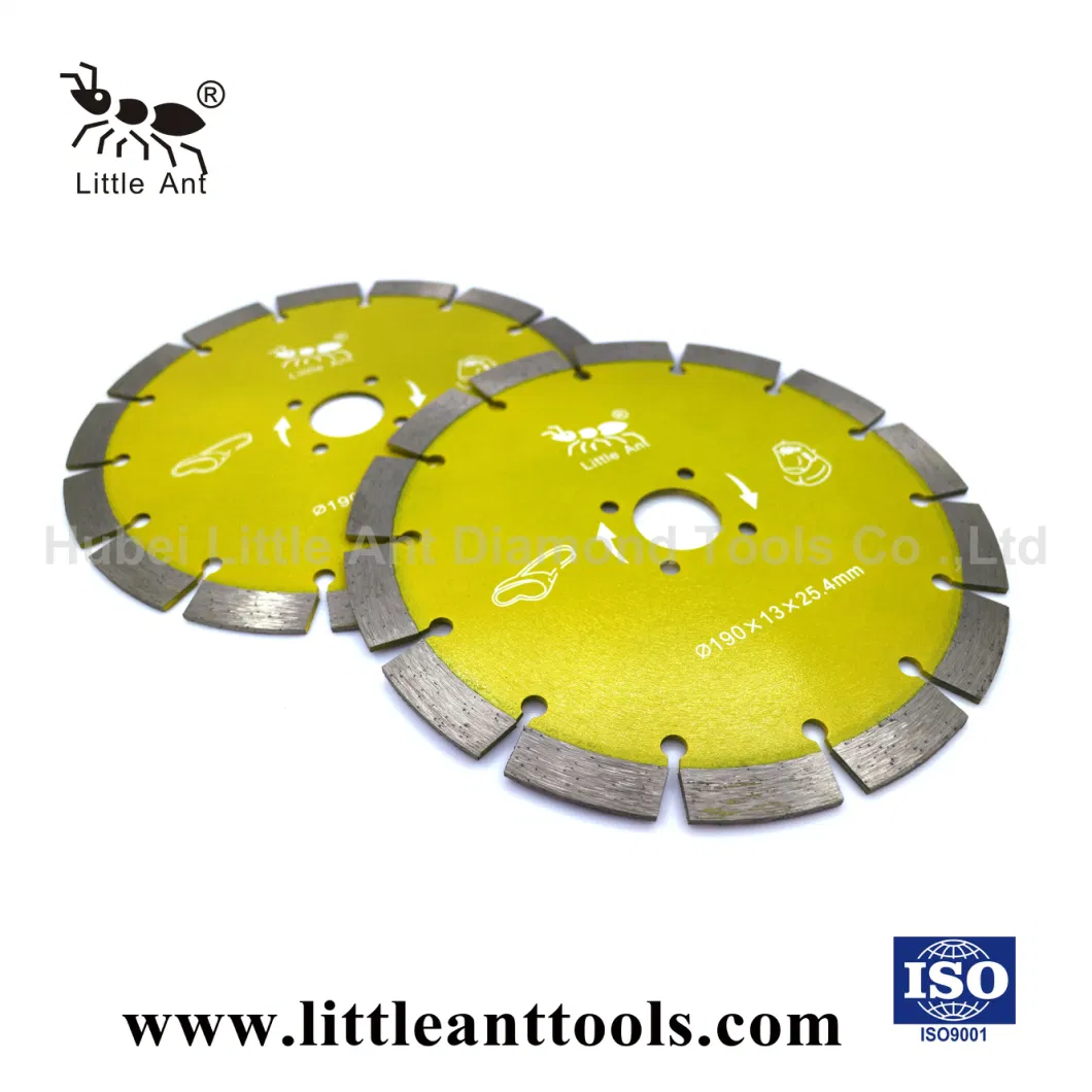 7.5"/190mm Dry or Wet Diamond Saw Blade Hard Granite, Marble, Reinforced Concrete Diamond Cutting Tool